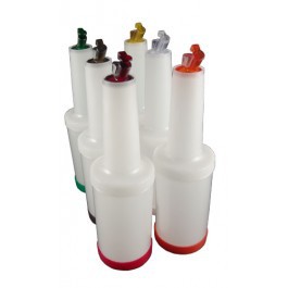 BIDON 1 LITRO CON BOQUILLA CON TAPA $380